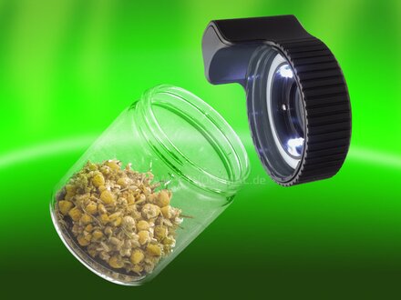 Magnifying LED Glass Jar