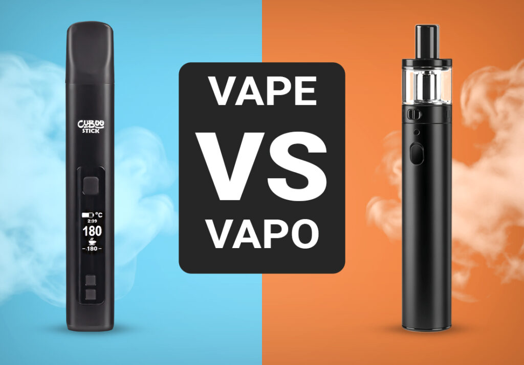 What is the difference between a vaporizer and an e-cigarette?
