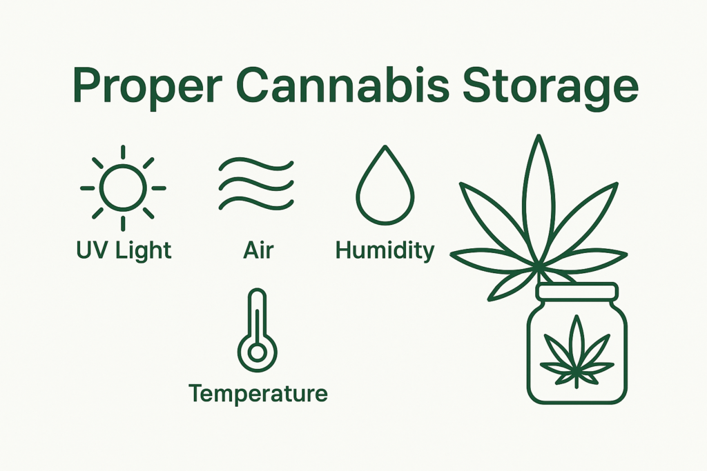 Cannabis Storage possibilities