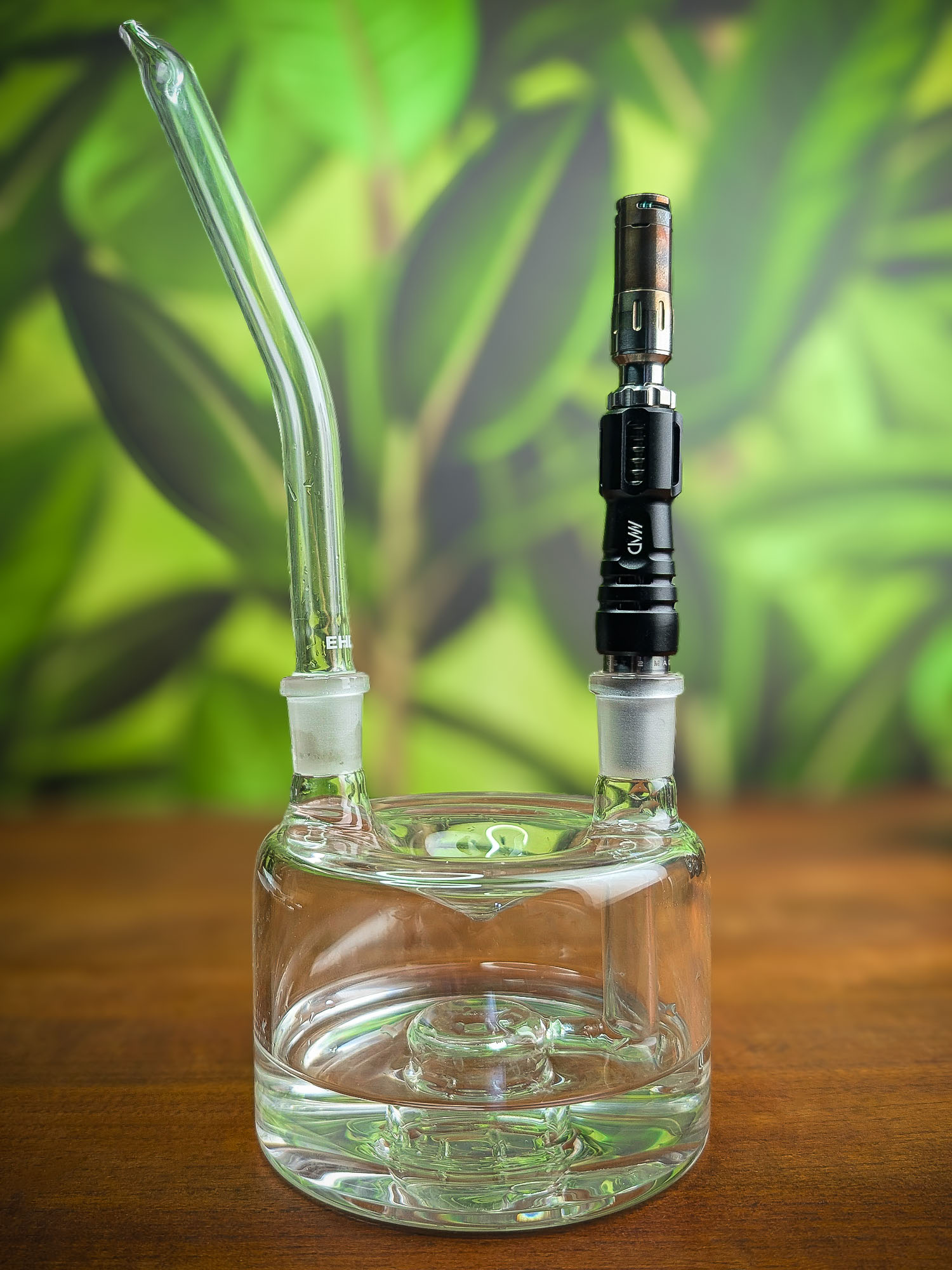 The Mad Heaters Tempest 2 inserted in the Donut Bubbler with Ehle mouthpiece.