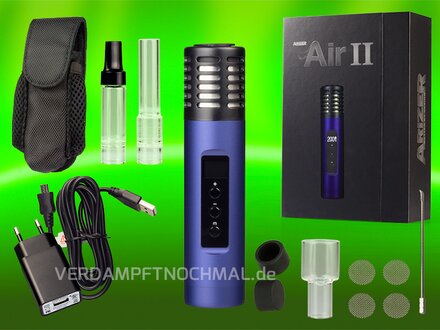 Arizer Air 2 Mystic Blue delivery scope