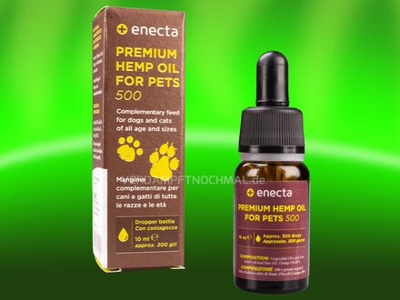 Enecta CBD für Tiere 30 und 10ml Pipettenflaschen