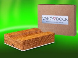 Vapo Dock, charging station and packaging