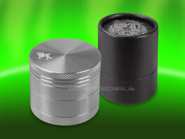 Mühle silber mit Verpackung
