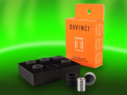 Davinci IQ2 Stainless Steel Dosing Pods Pack of 6