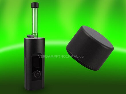 Silicone cap for portable vaporizer