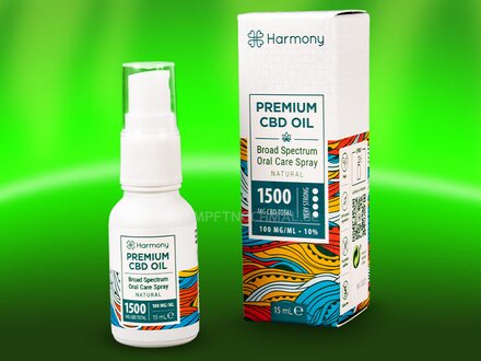 Harmony CBD l Mundspray 15ml Sehr Stark (1500 mg) Natur