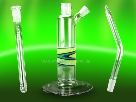Ehle glass bubbler with diffusor coupling