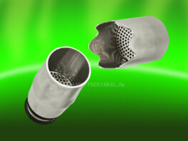 Camouflet Convector Edelstahl (single bore tube)