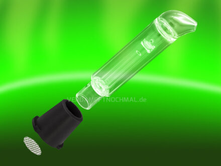 Storz & Bickel Venty Bubbler Gebogenes Glas Mundstück