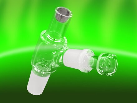 CrossingTech Thermal Twist Injector glass bowl with side-carb