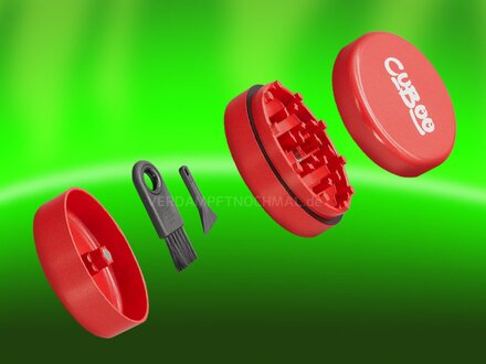 Cuboo Ceramic Ultra Grinder 3tlg. 62mm Red