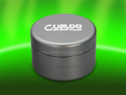 Cuboo 6063 Aluminium Ultra Grinder 3tlg. 62mm Grau