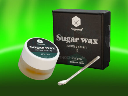 Happease CBD Extrakt Sugar Wax 62% CBD (Jungle Spirit)