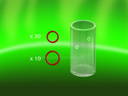 Vaphit 1.0mm thick Convection Quartz Heating Cap with...