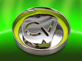 CVault storage container with screw cap