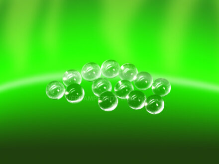 TinyMight glass beads for the stem