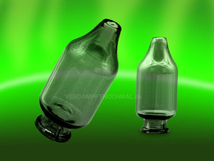 Puffco Pivot Clear Black Glass Mouthpiece