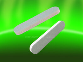 Dual-grit polishing file for FMJ & Dani Fusion Caps