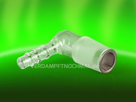 Arizer Extreme-Q & V-Tower Glass Elbow Adapter with screen