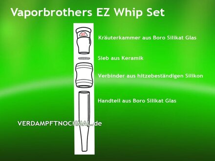 Hands Free EZ Glass Whip Kit