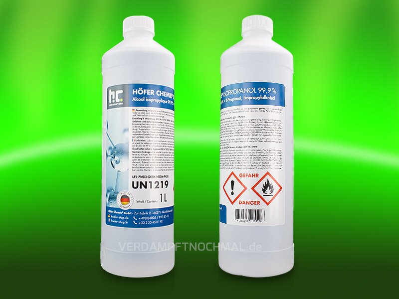 3 x 1Liter Isopropanol 99,8% Reinigungsalkohol - Reinigungs- und Lösemittel