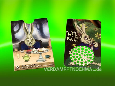 Grinder Karte Alice in Wonderland - White Rabbit