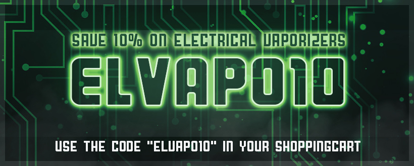 10% off electric vporizer: elvapo10