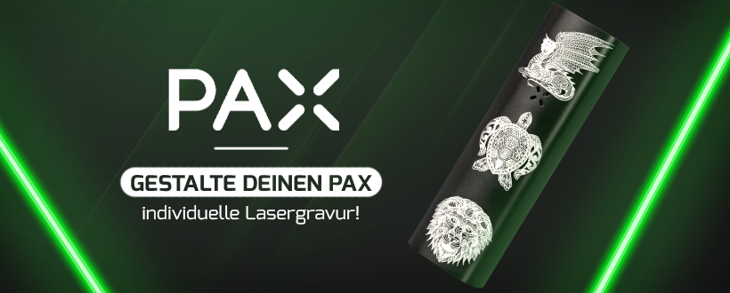 Pax mit Laser Gravur